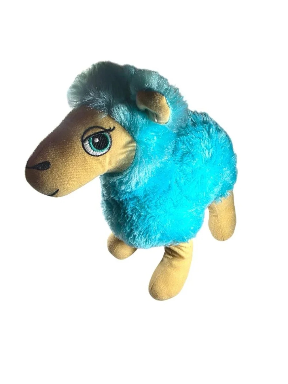 Plush Camel Blue Tan Stuffed Animal Goffa International desert